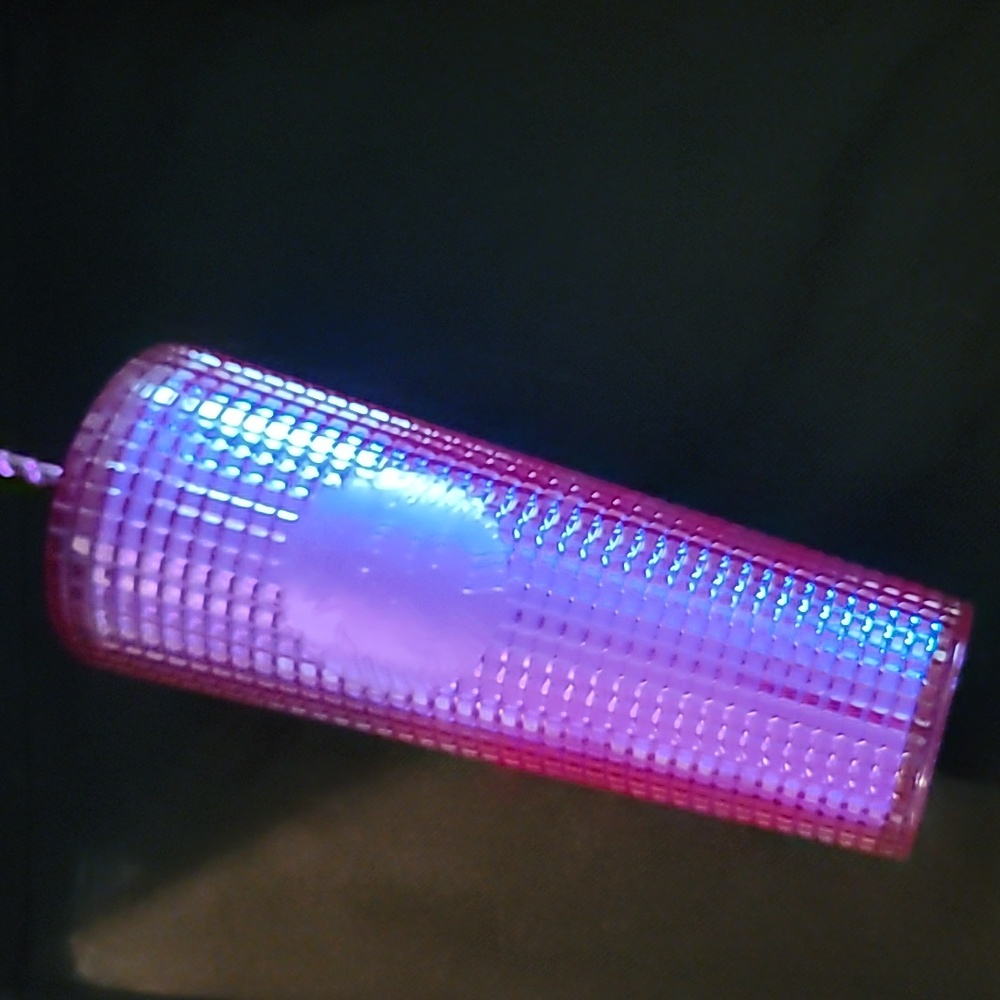 Starbucks Summer Iridescent Deep Magenta Grid Venti Tumbler 2024 Edition - Picture 2 of 10